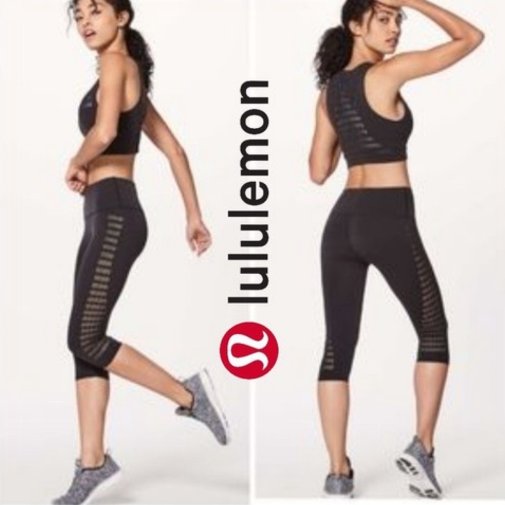 Lululemon Reveal Crop 25” size 6
